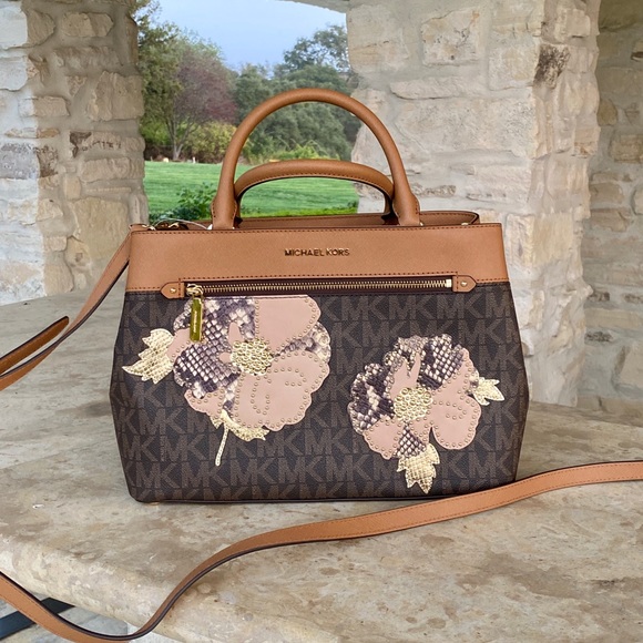 NWT Michael Kors floral signature handbag&wallet - Picture 3 of 15